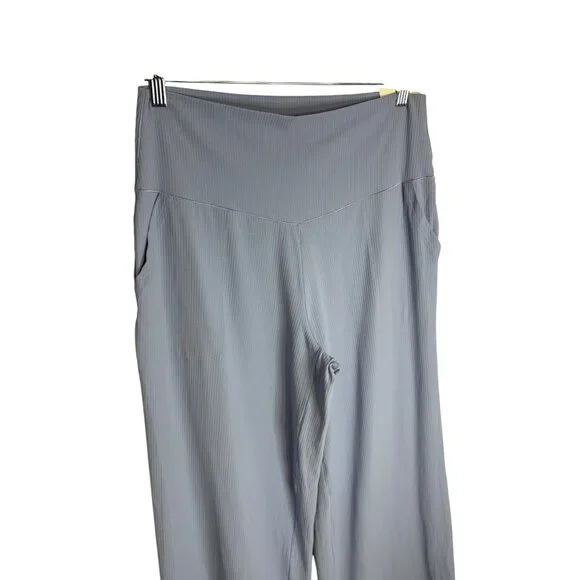 NWT OFFLINE By Aerie Real Me XTRA Ribbed High Waisted Trouser Blue-sz XL - Picture 8 of 12